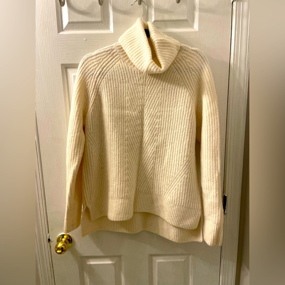 Madewell cream turtleneck